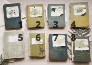 Original Handmade Creative Journal; Spring Sisters